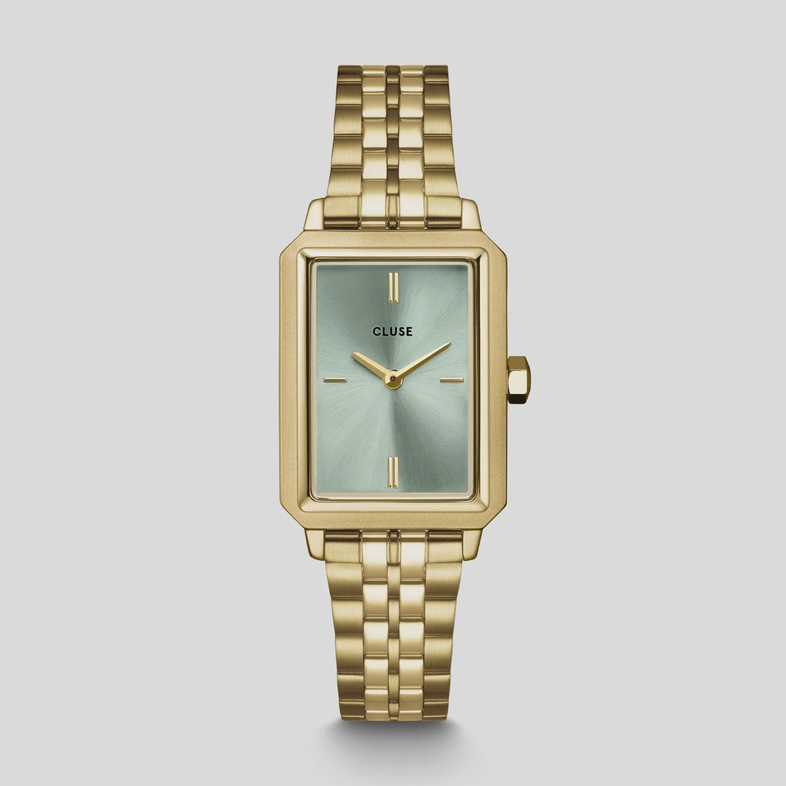 Cluse - Fluette Sage Green/gold Link CW11514