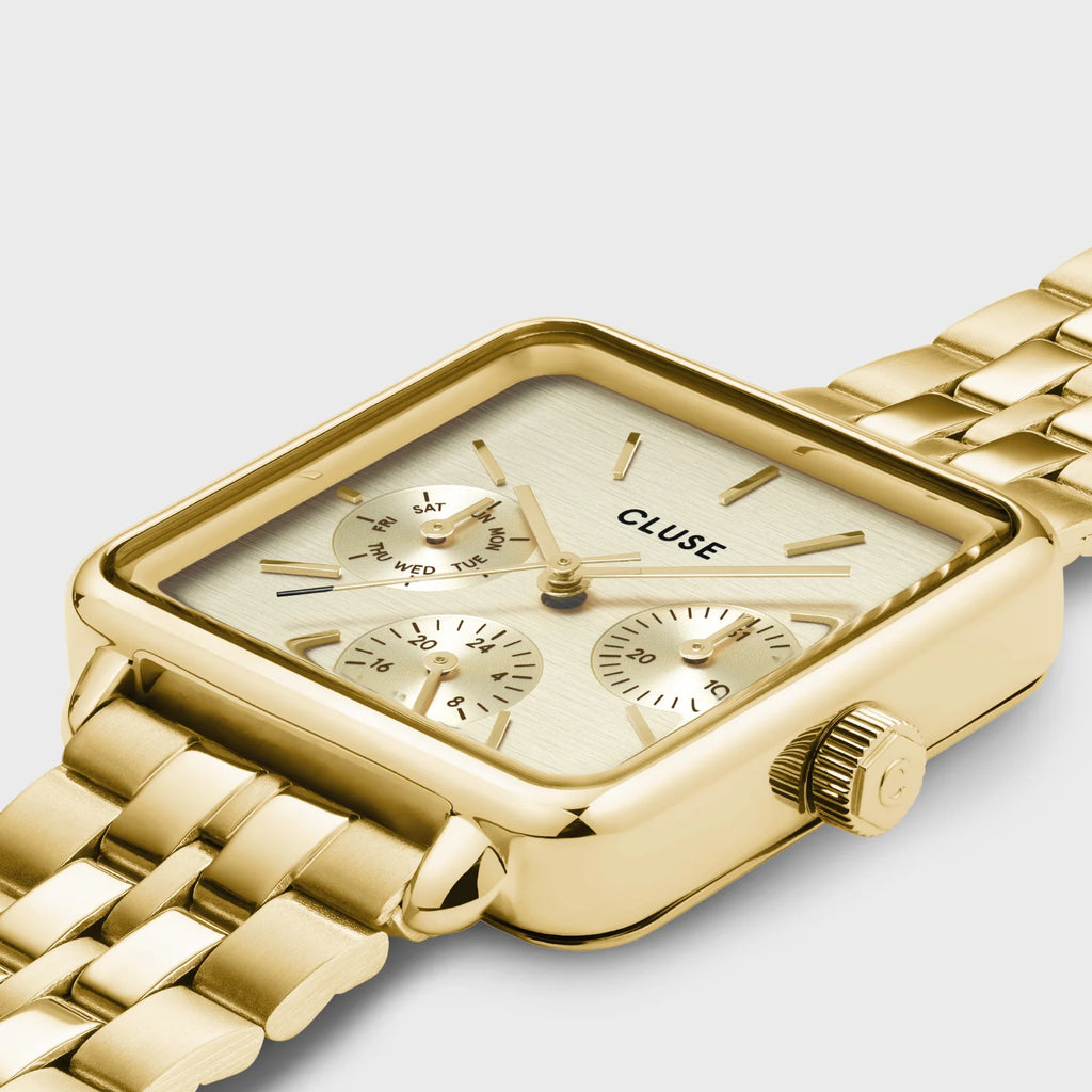 Cluse - La Tetragone Multifunction Full Gold Link CW13801