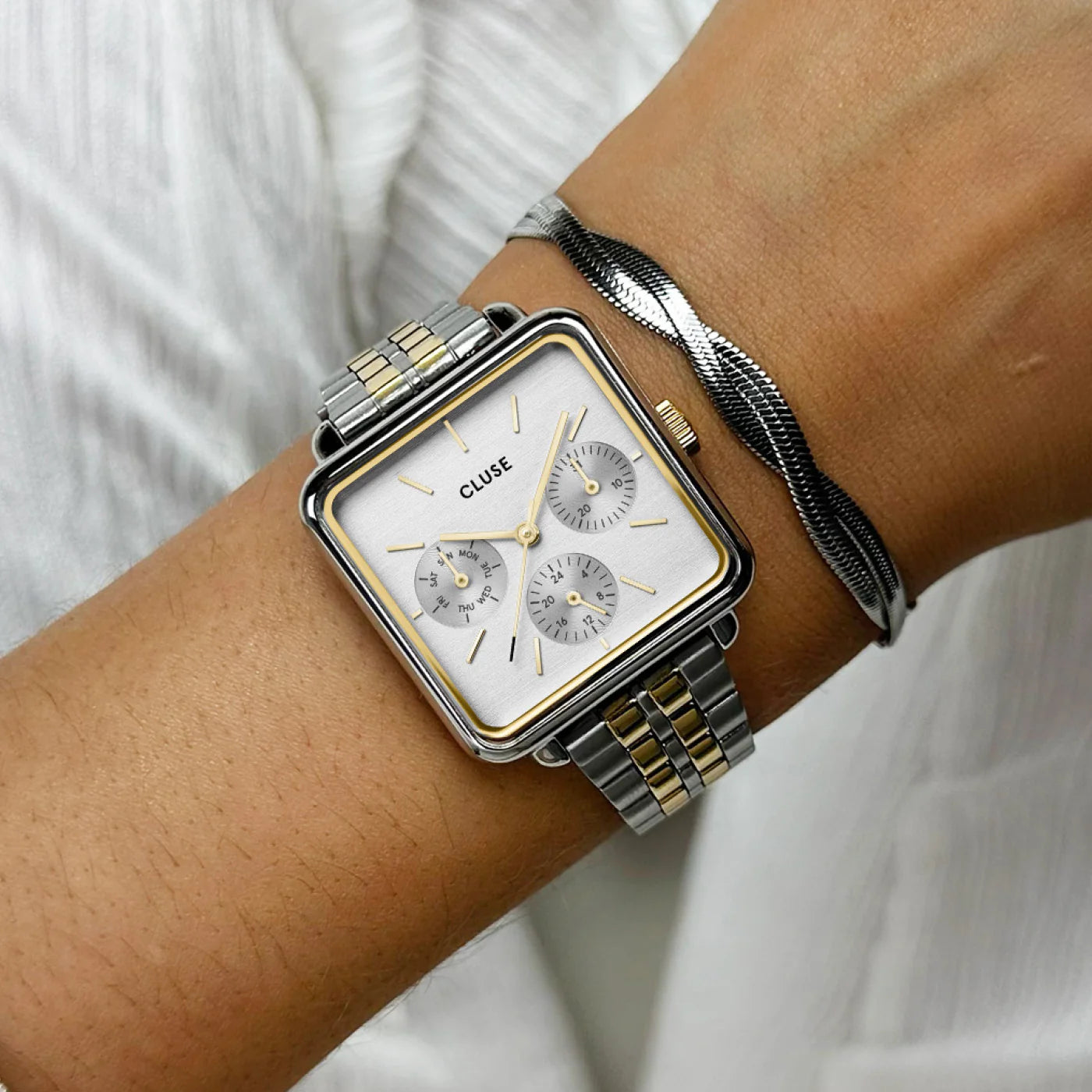 La Tétragone Multifunction Watch Steel, Two-Tone