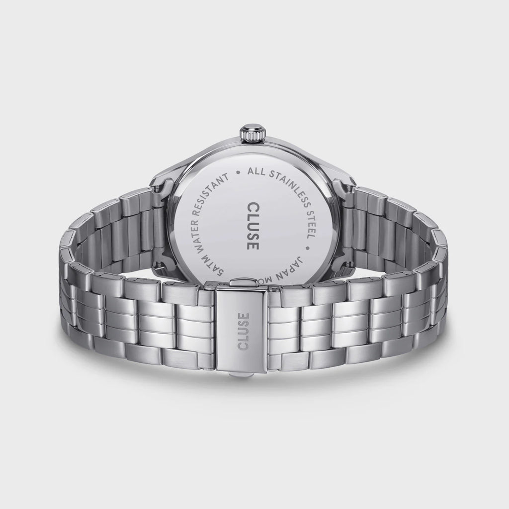 Cluse - Antheor Black/Silver Steel Link CW20904