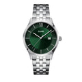 CLUSE Aravis Green/Silver Steel Link