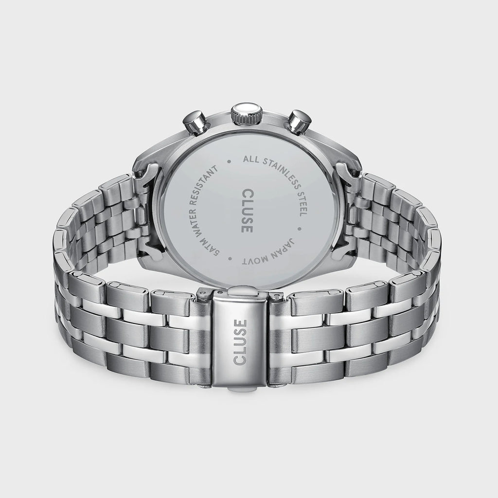 Aravis Dual Timer Watch Steel, Blue, Silver Colour