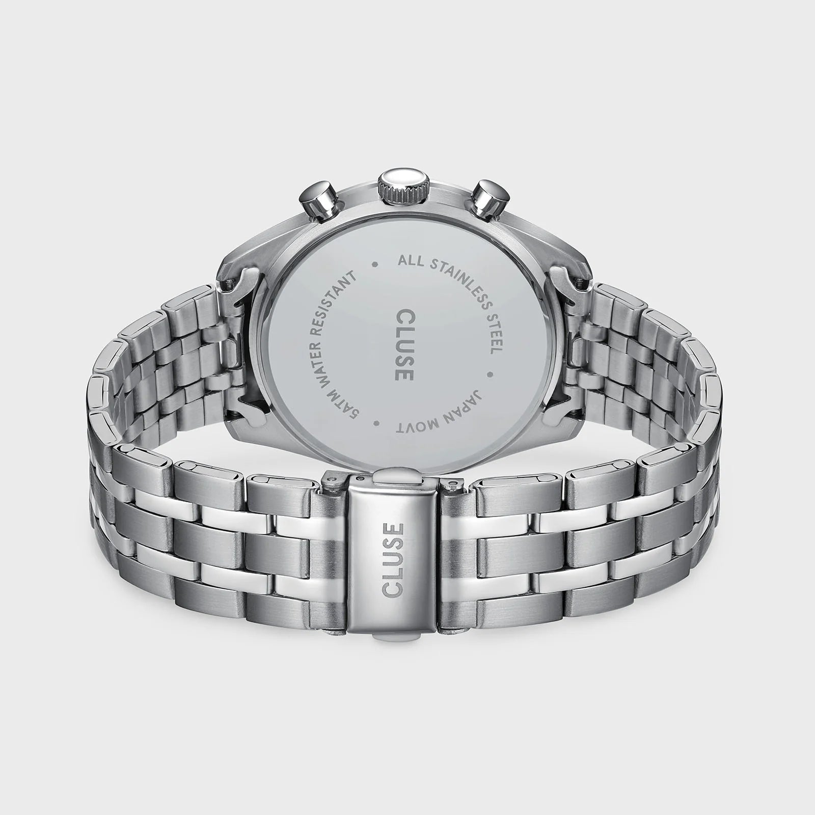 Aravis Dual Timer Watch Steel, Blue, Silver Colour