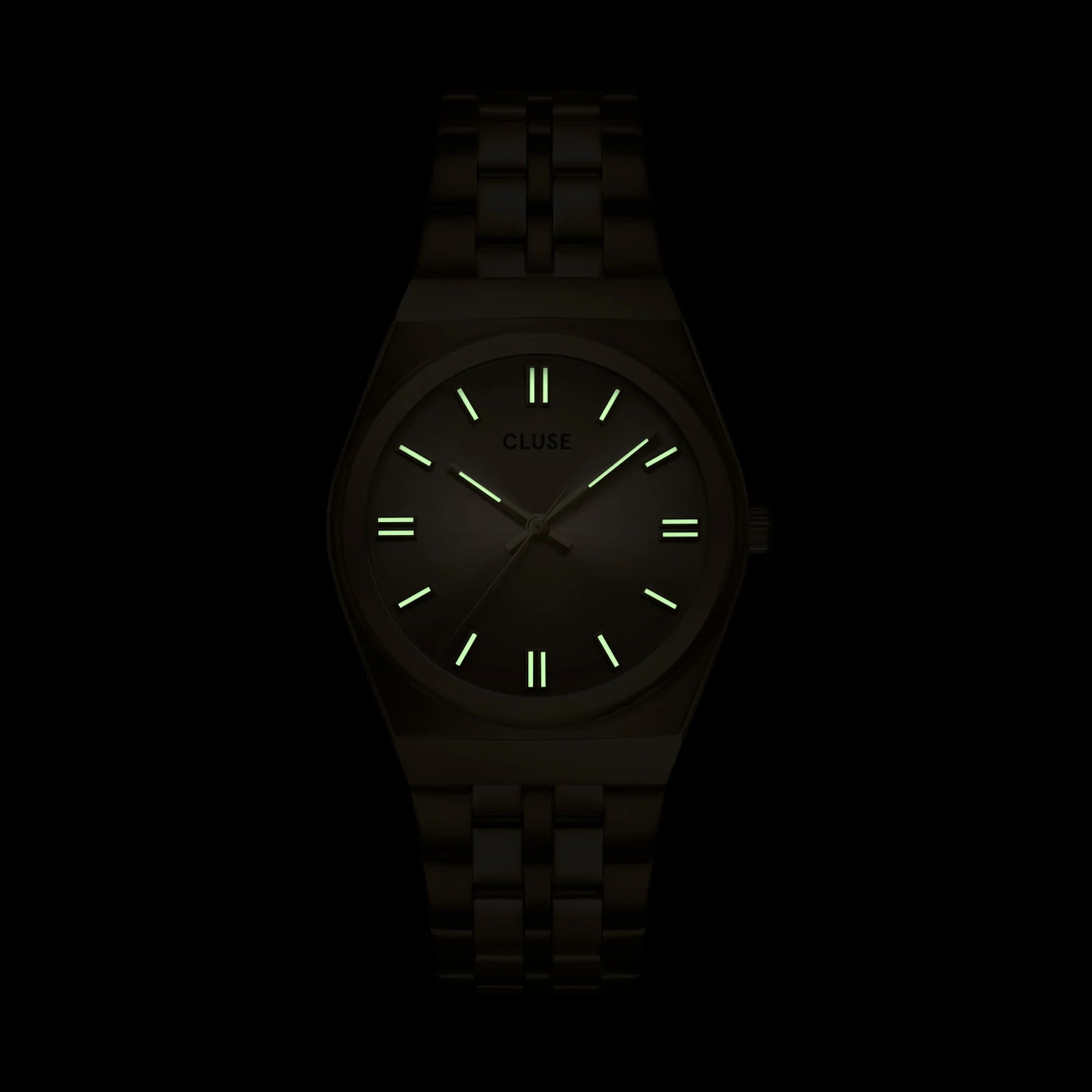 Cluse - Retro 70's Steel full gold link CW35104