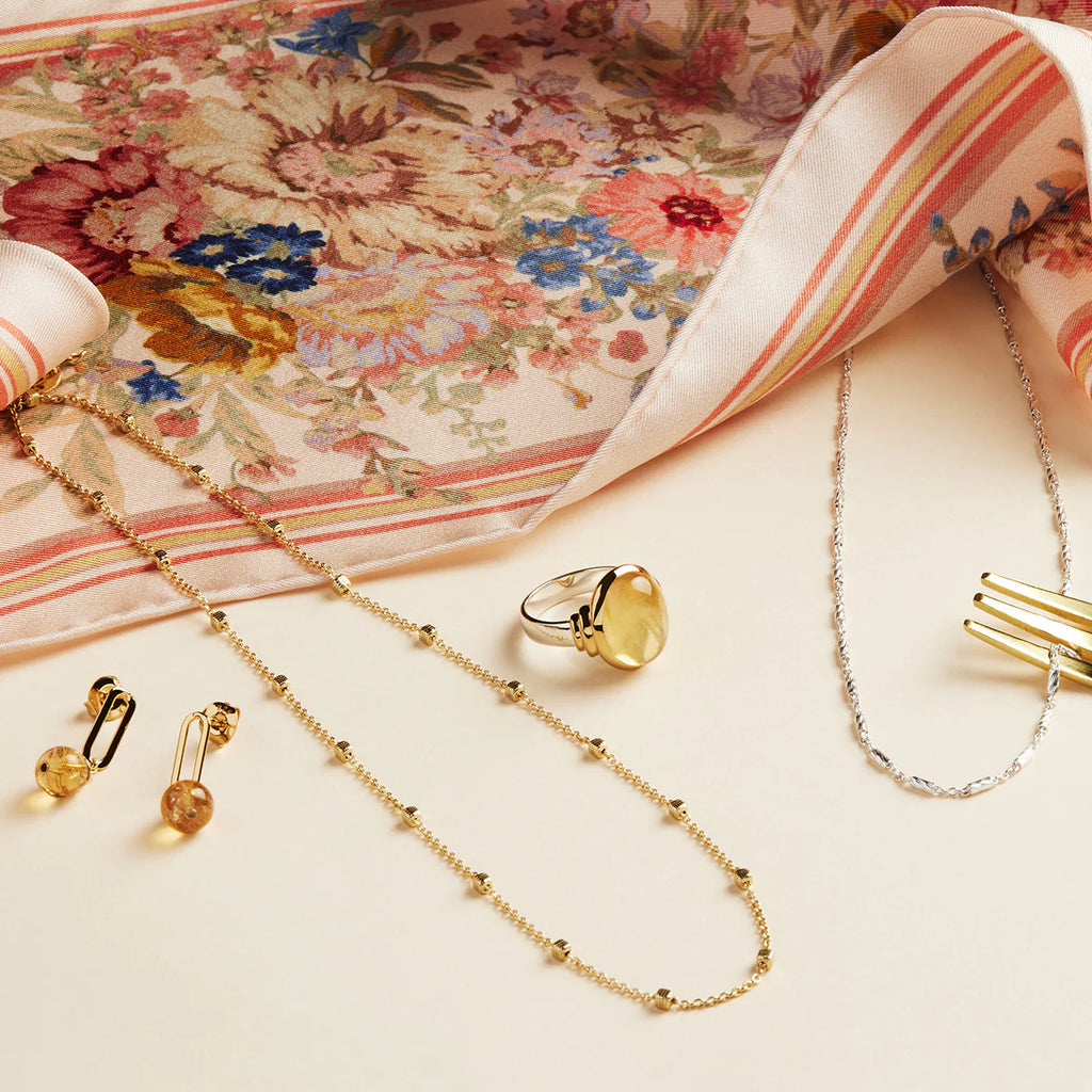 Birdsong Chain Necklace (45cm + 5cm ext) N7114