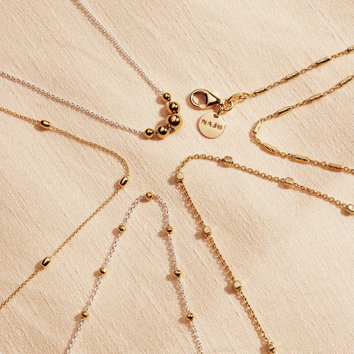 NAJO Oliva Two-Tone Necklace (45cm+ext) N7127