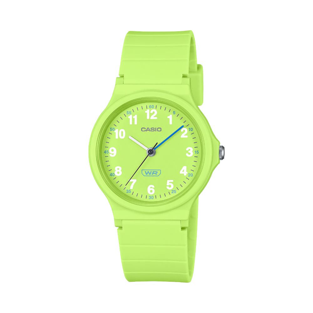 Casio Analogue, Green Face and Resin Band LQ24B-3B
