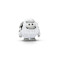 Yeti platinum-plated charm with clear cubic zircon 735058C01