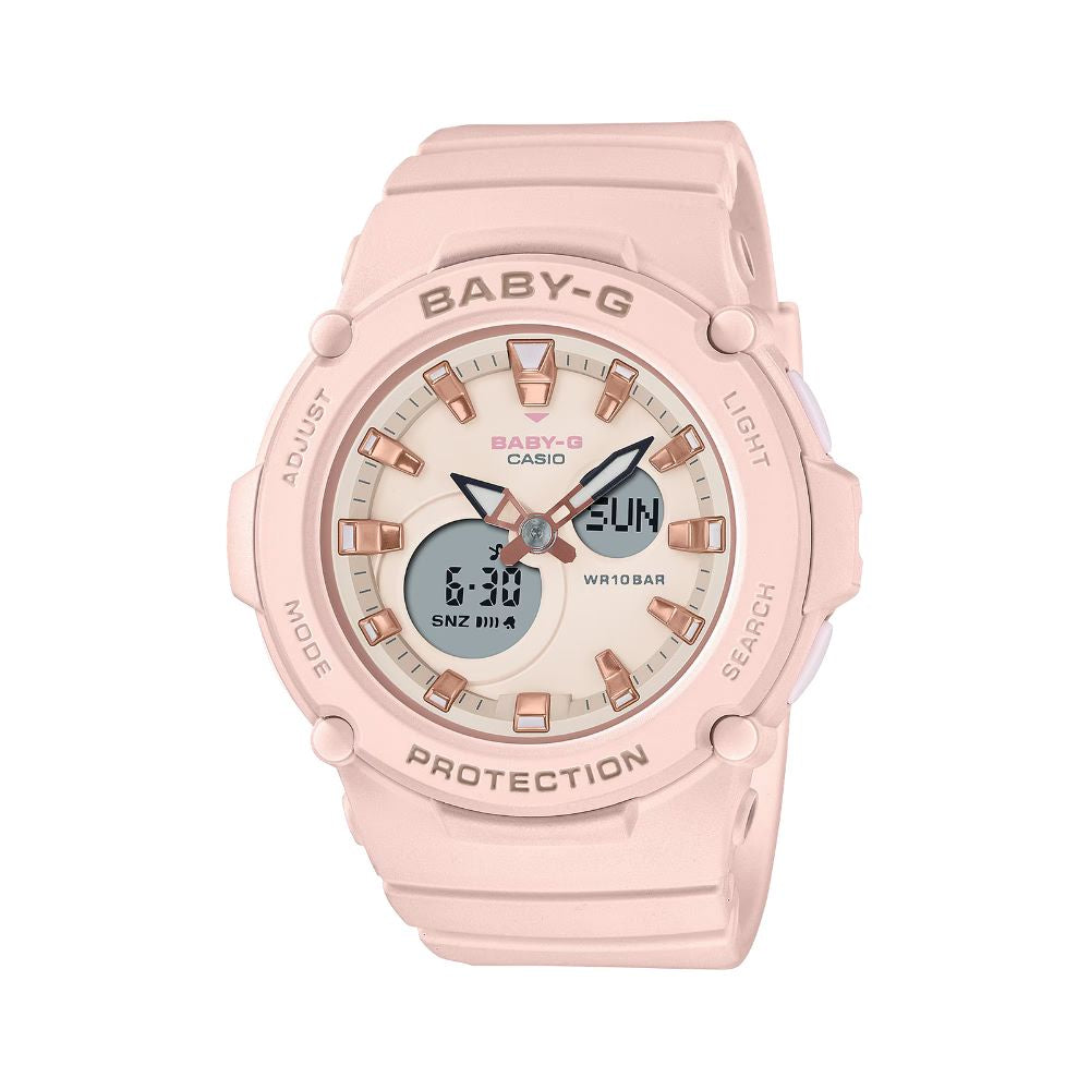 Baby G Outdoor Col, Pink Face & resin Band BGA275-4A