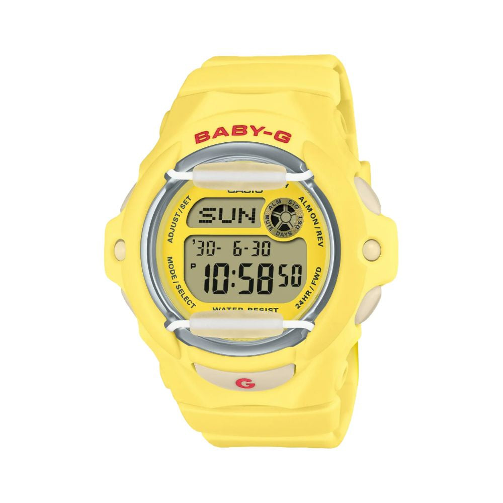 Baby G Dig Cherry Red Accent, Yellow Case, Resin BG169CH-9D