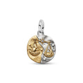 Libra sterling silver and 14k gold-plated medallio 764983C01