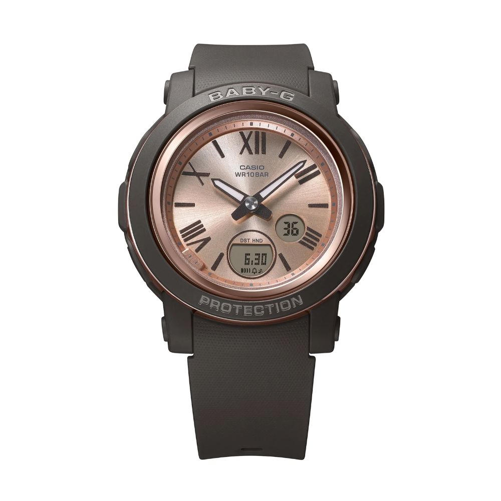 Baby G Duo Brown Face & Resin Band BGA290-5A