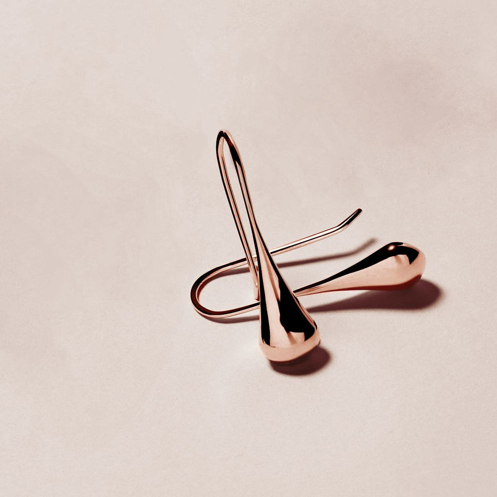NAJO My Silent Tears Earring Rose gold (14k 1mc) plated E0112
