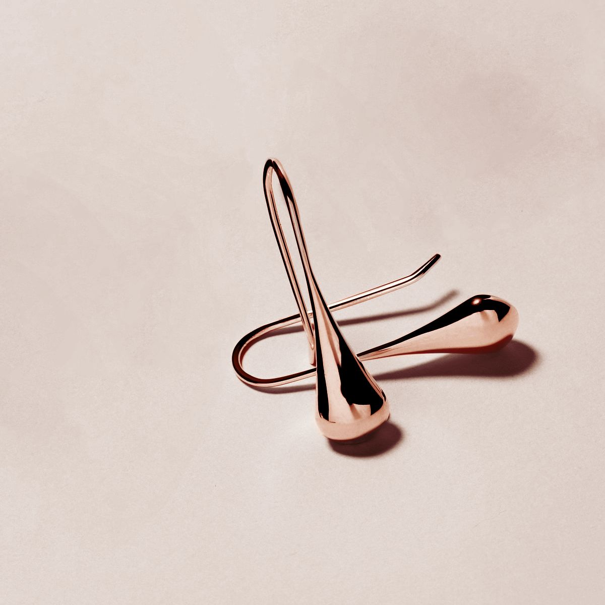 NAJO My Silent Tears Earring Rose gold (14k 1mc) plated E0112
