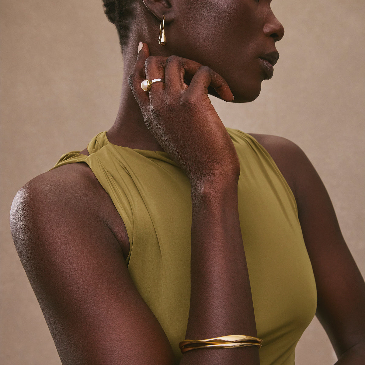 My Silent Tears Earring - Yellow Gold E0113