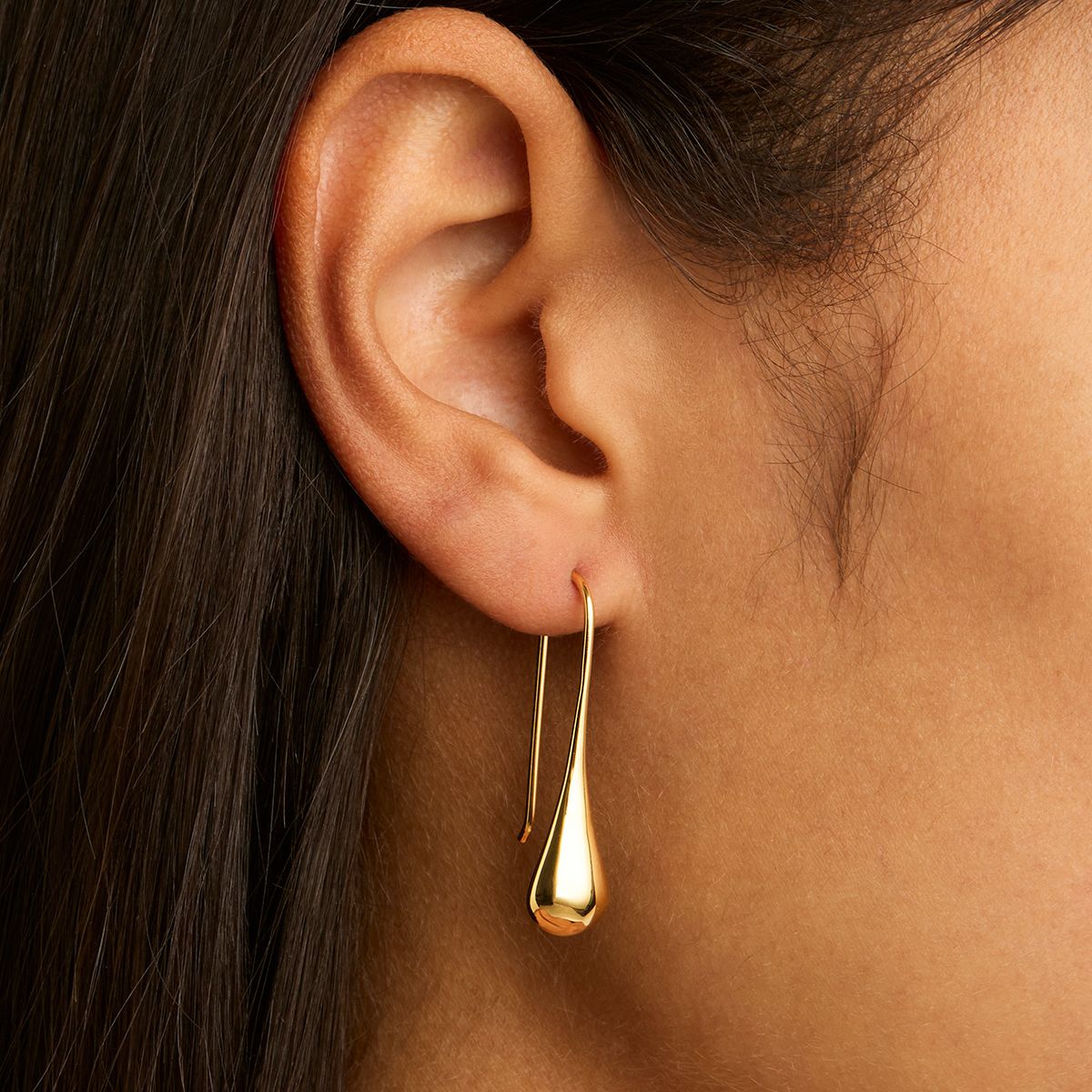 My Silent Tears Earring - Yellow Gold E0113