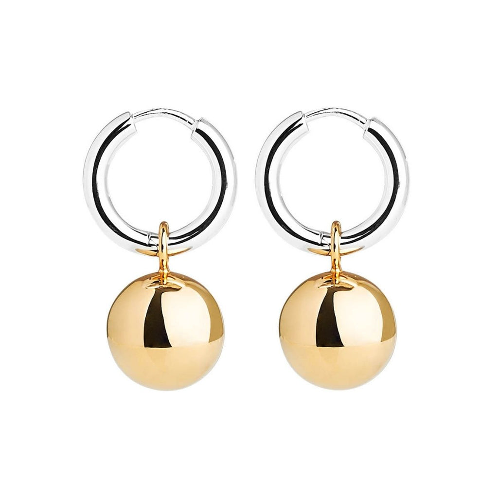 NAJO Shayla Earring SILVER/YELLOW Two Tone E5102