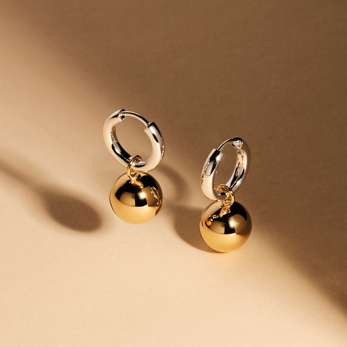 NAJO Shayla Earring SILVER/YELLOW Two Tone E5102