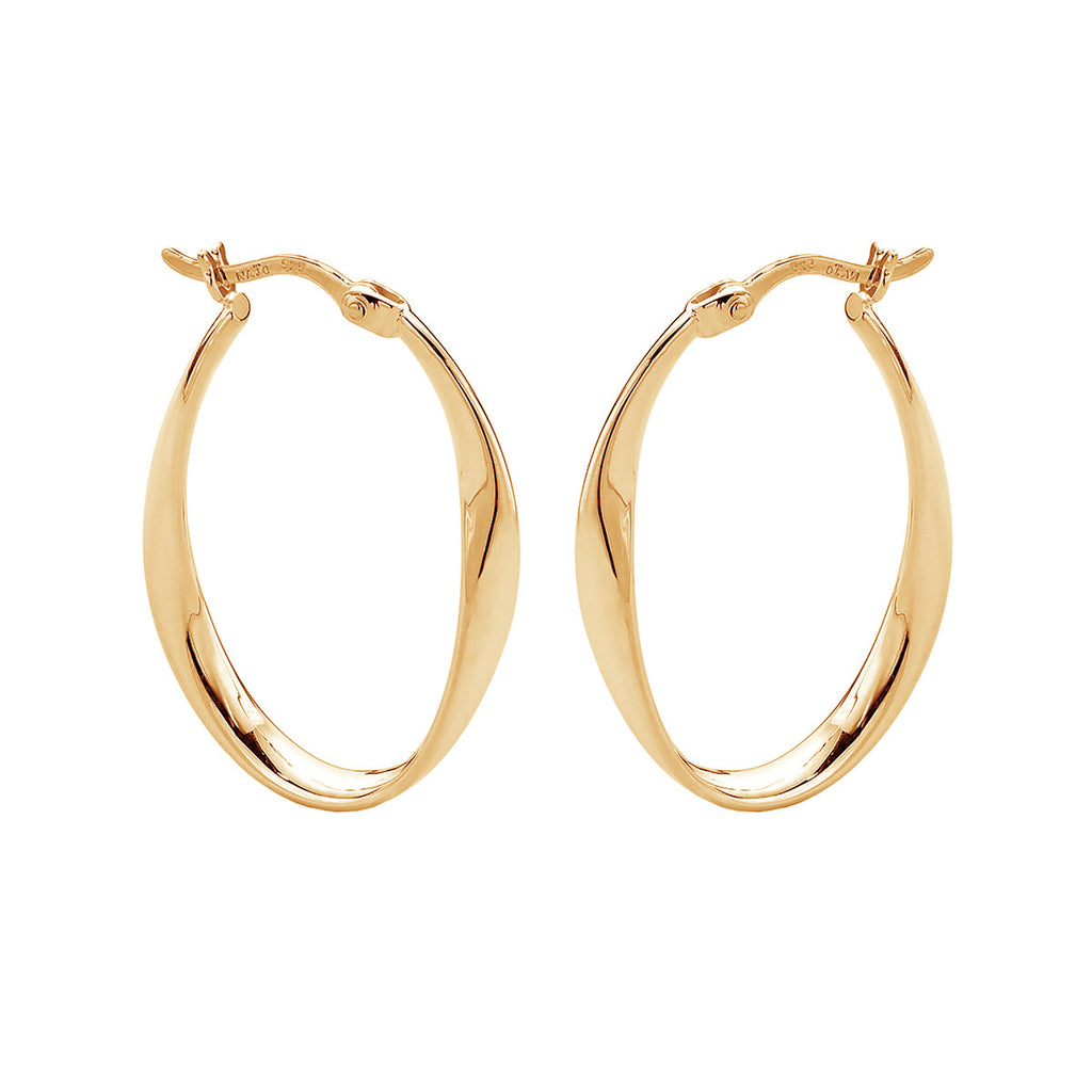 Cinta Hoop - Yellow Gold Plated