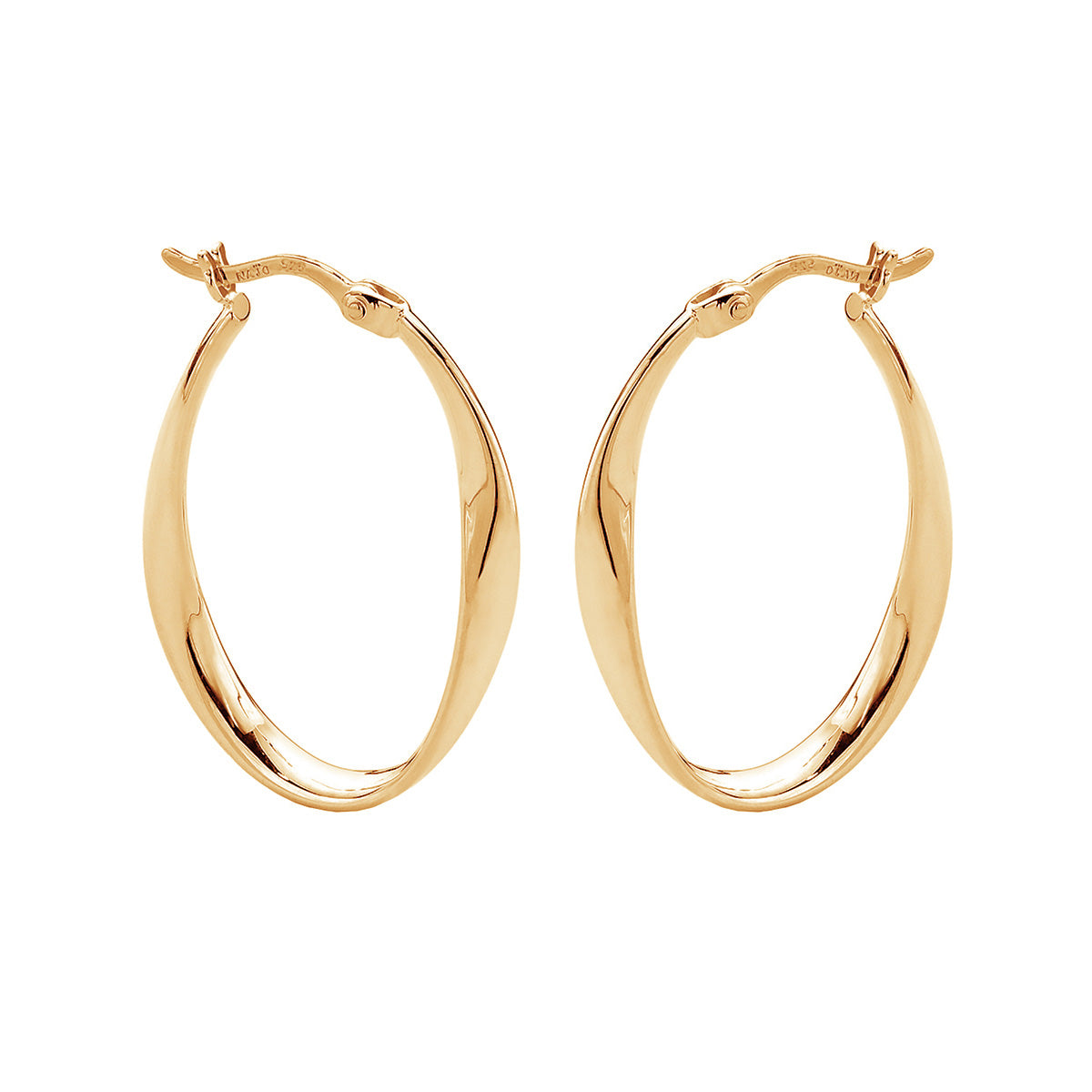 Cinta Hoop - Yellow Gold Plated