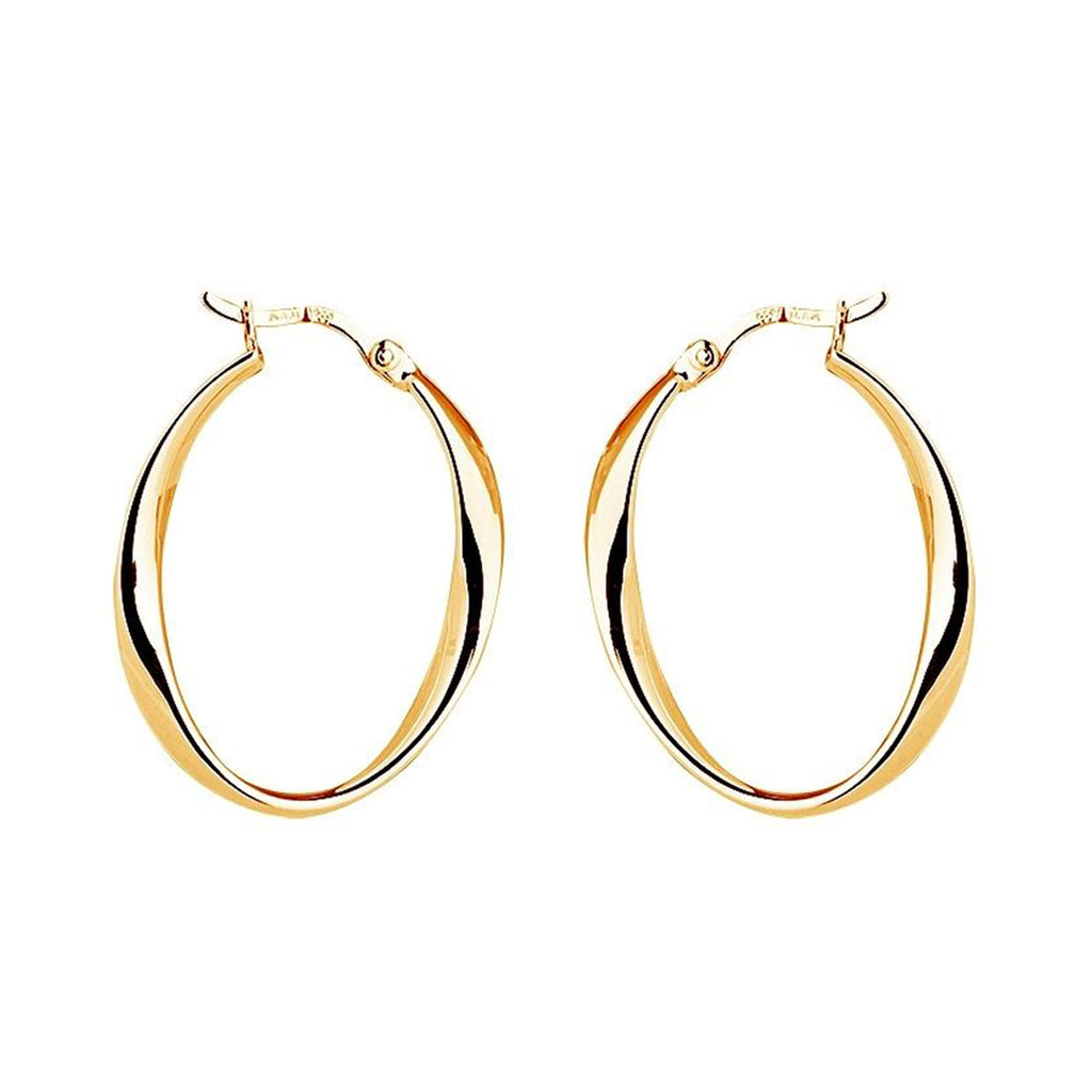 Cinta Hoop - Yellow Gold Plated