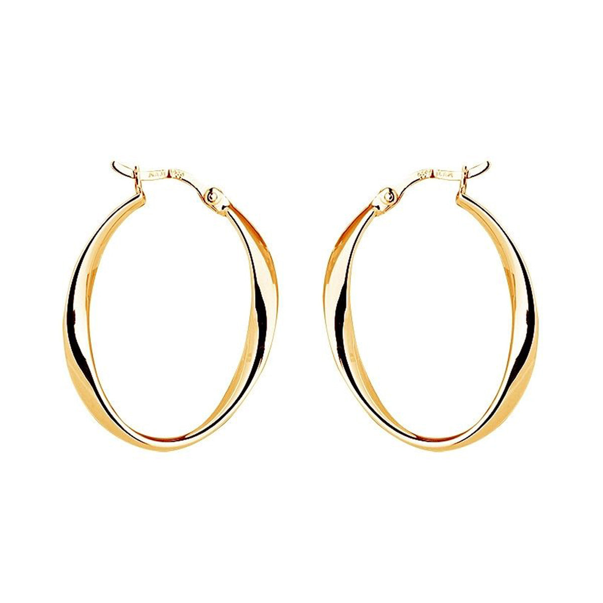 Cinta Hoop - Yellow Gold Plated