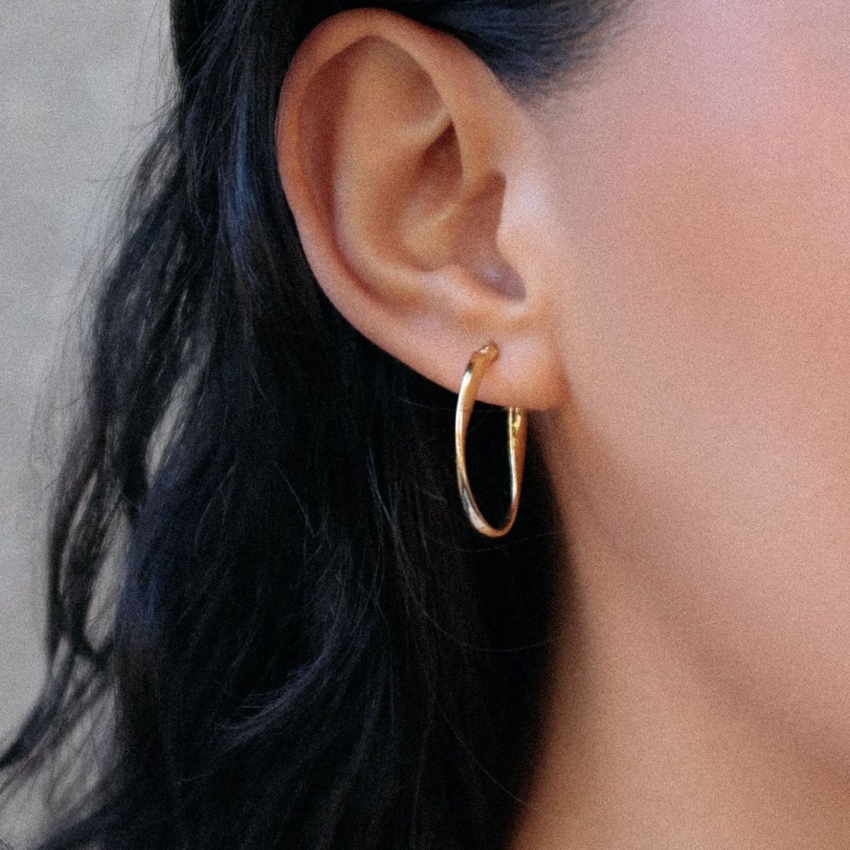 Cinta Hoop - Yellow Gold Plated