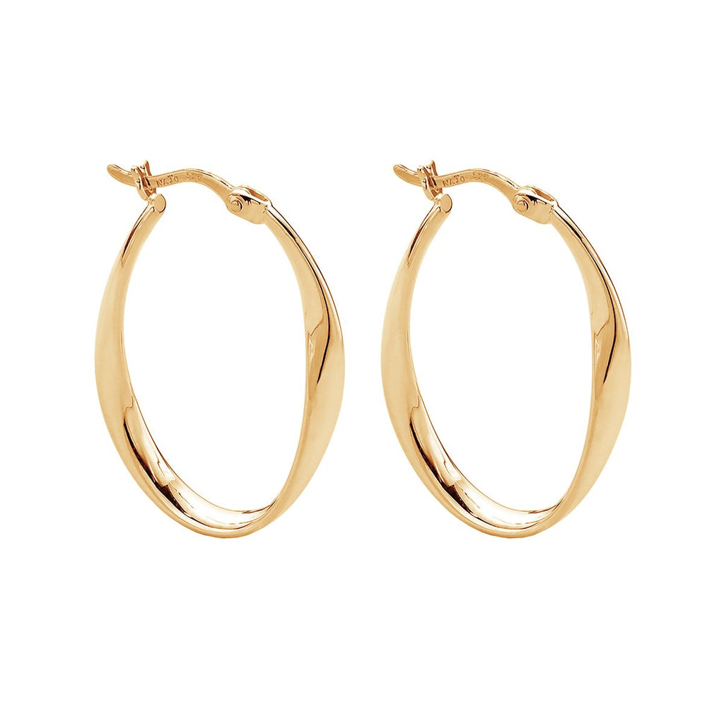 Cinta Hoop - Yellow Gold Plated