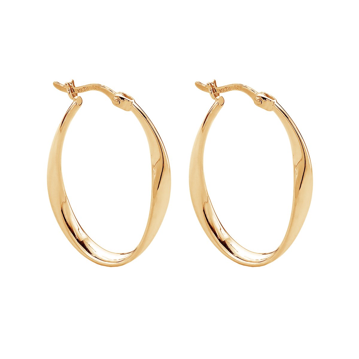 Cinta Hoop - Yellow Gold Plated