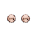 NAJO 'Rosy Glimmer' or 'Rose-Tone Dome' Stud Earrings E5905