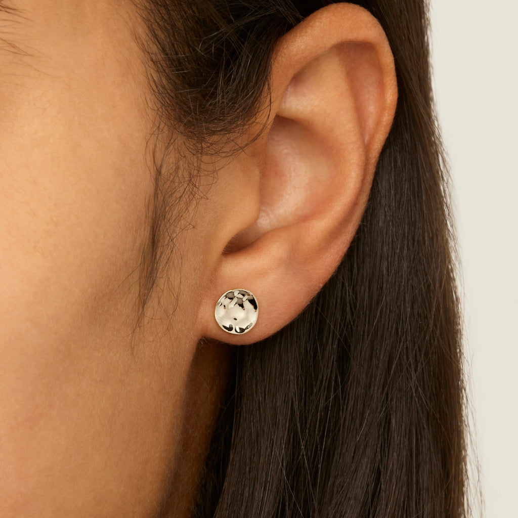 Double Beat Stud Earring E2418
