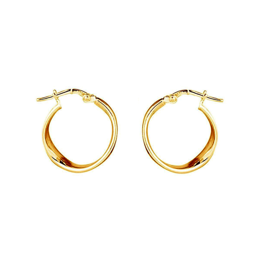 NAJO Eddy Hoop - Yellow Gold Plated