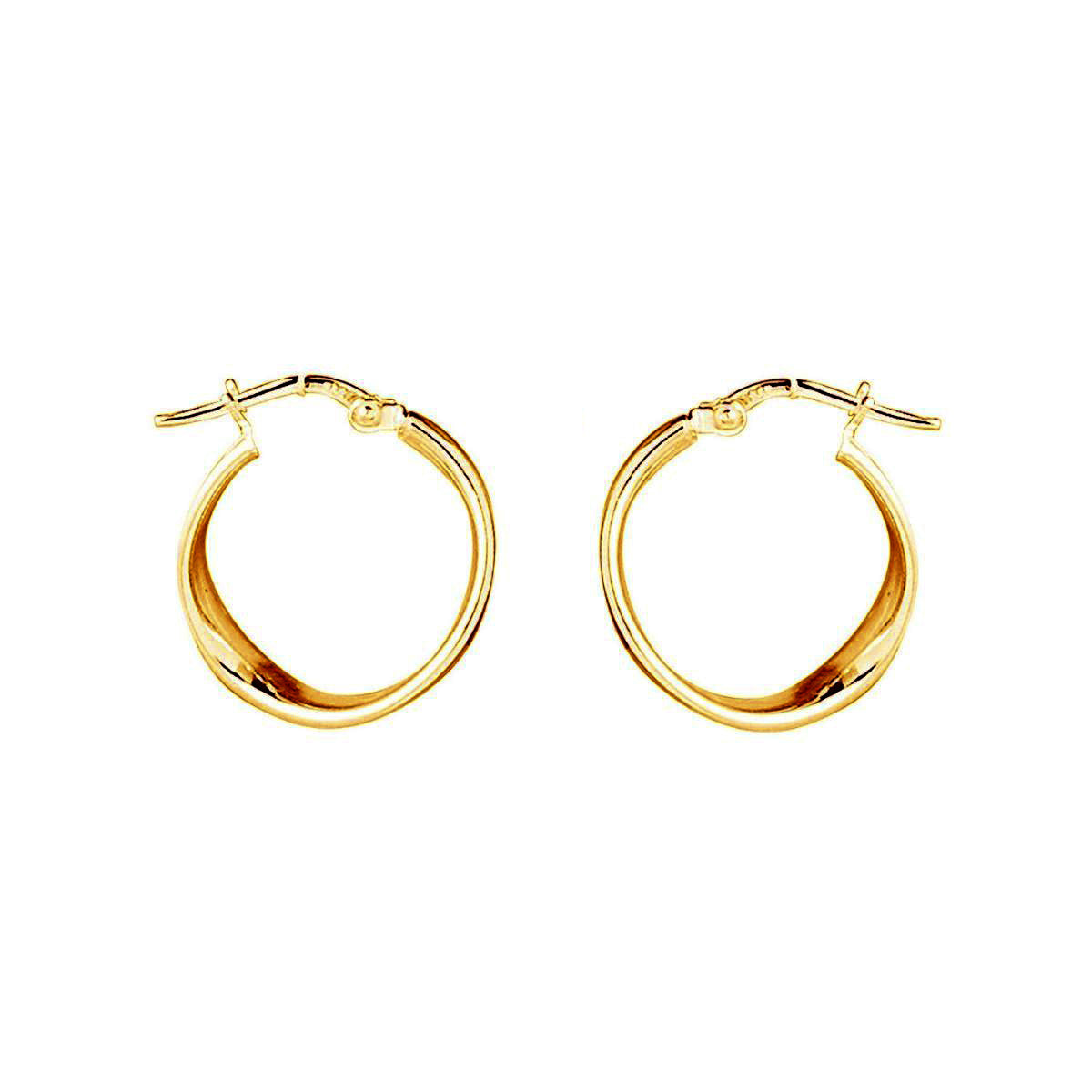 NAJO Eddy Hoop - Yellow Gold Plated