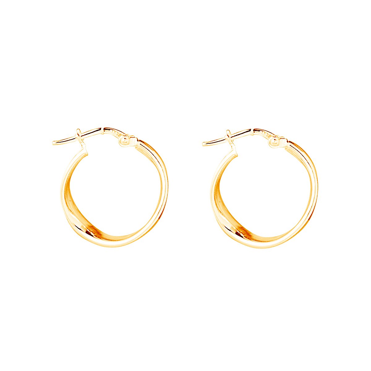 NAJO Eddy Hoop - Yellow Gold Plated