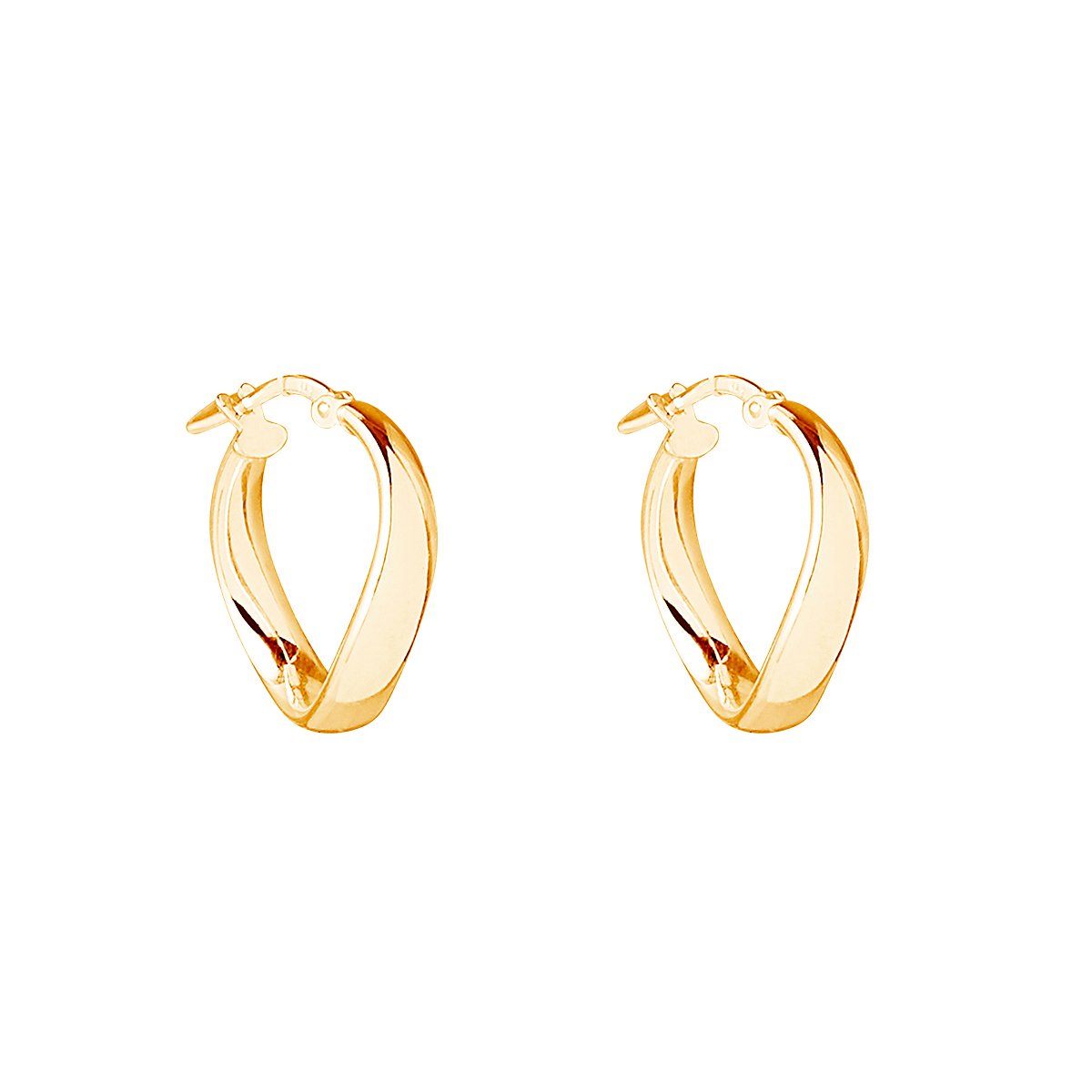 NAJO Eddy Hoop - Yellow Gold Plated