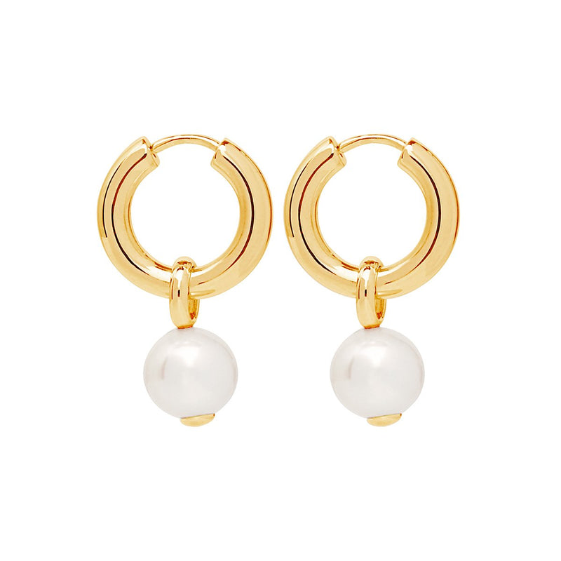 Najo Ms Perla Yellow Gold Earring