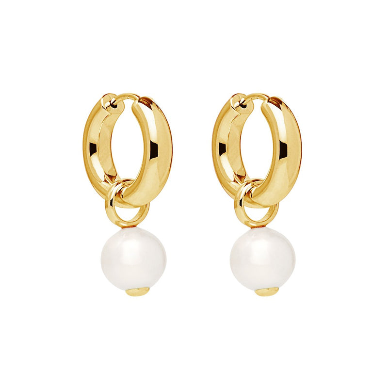 Najo Ms Perla Yellow Gold Earring