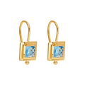 NAJO 'Como' Blue Topaz Hook Earrings E6533