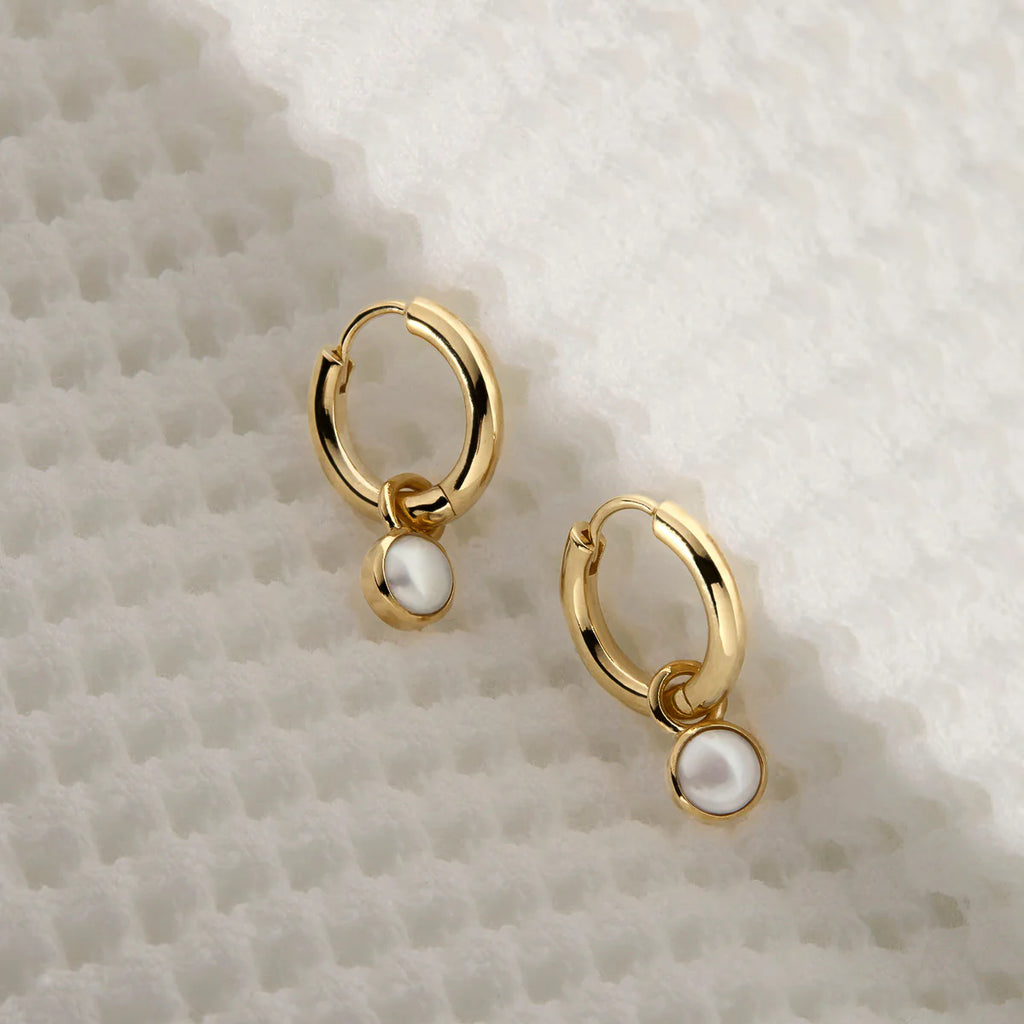 NAJO Heavenly Pearl Earring Gold Plated E6540