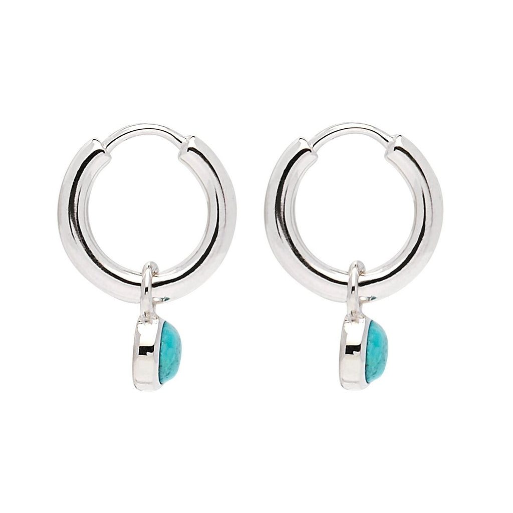 Heavenly Turquoise Earring - Silver