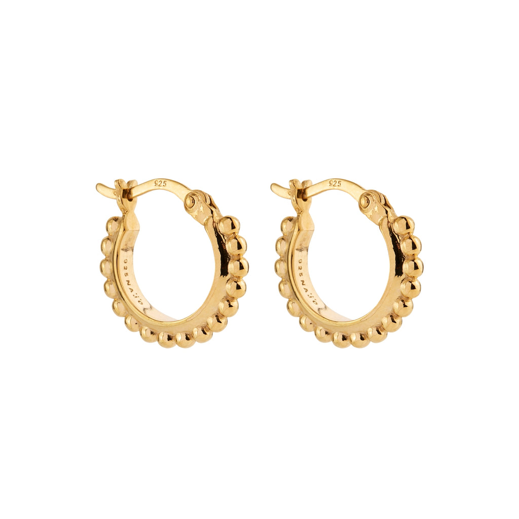 NAJO Chia Hoop Earring Gold Plated E6831