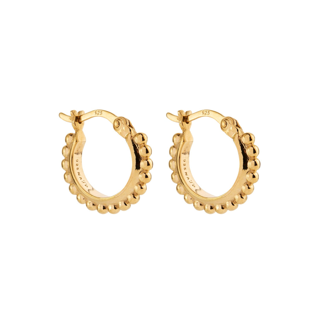 NAJO Chia Hoop Earring Gold Plated E6831