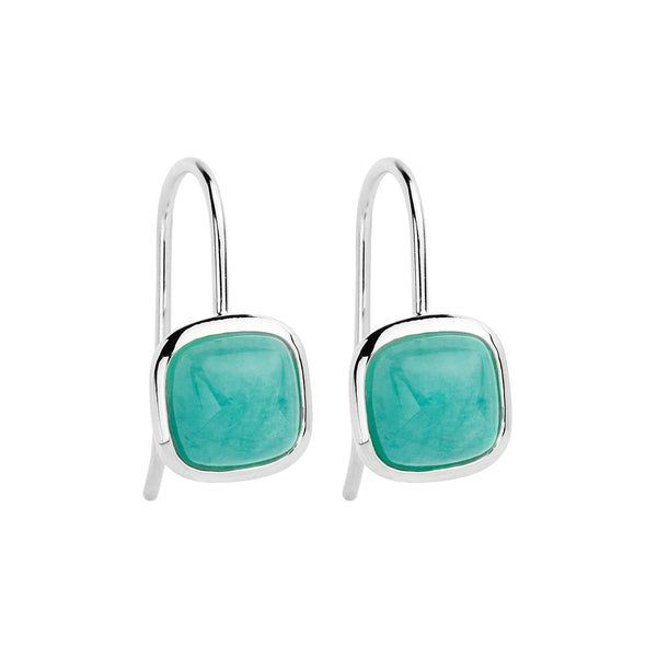 Aura Silver Amazonite Earring