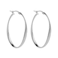 NAJO Cinta Large Hoop Earring Silver E6952
