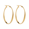 NAJO Cinta Large Hoop Earring Gold Plated E6954