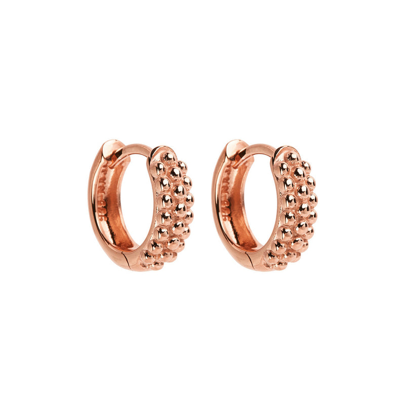 Chia Rose Gold Huggie Earring