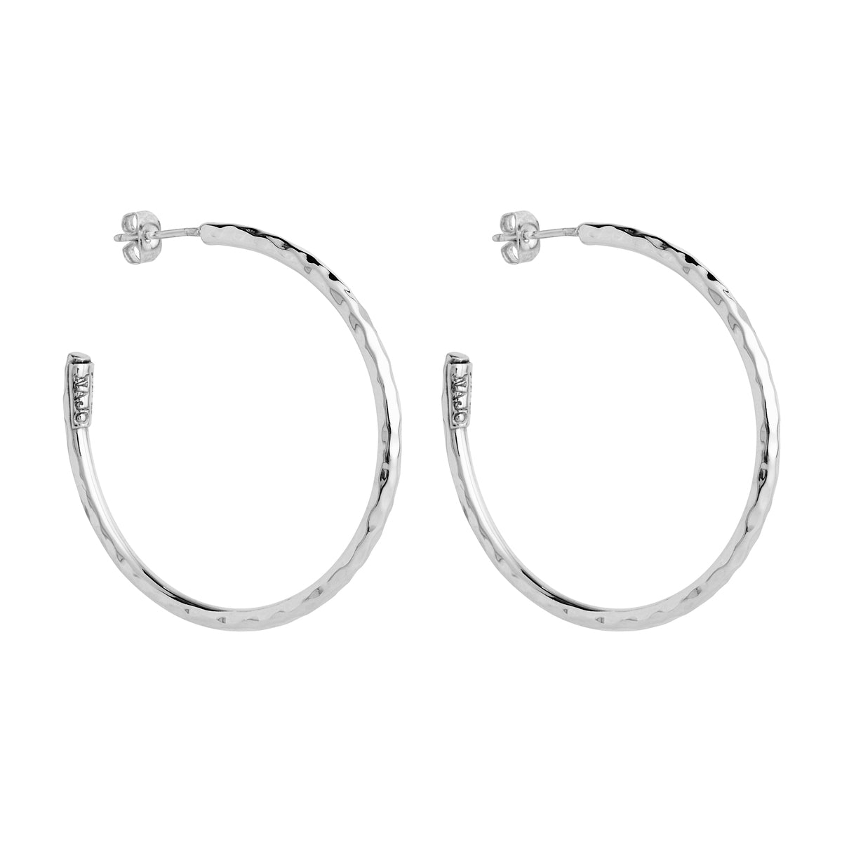 NAJO Moonglow Hoop Earrings Silver E6994
