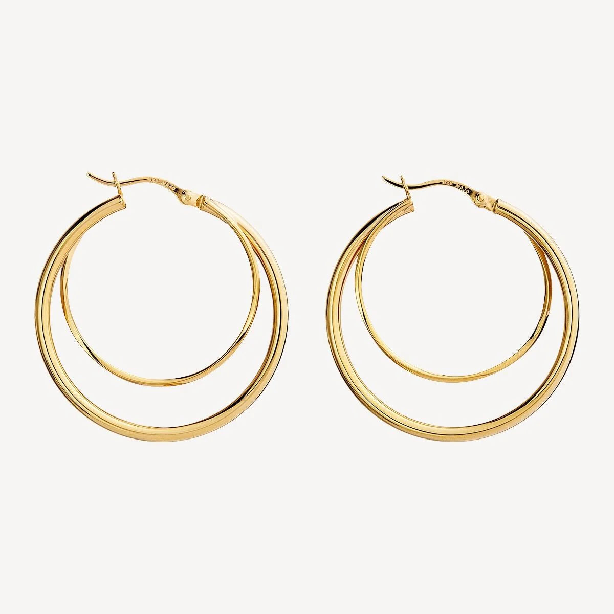 Whirlpool Yellow Gold Earring E7012