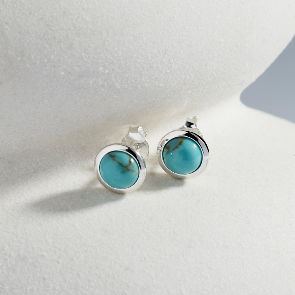 NAJO Husk Turquoise Stud Earring E7057