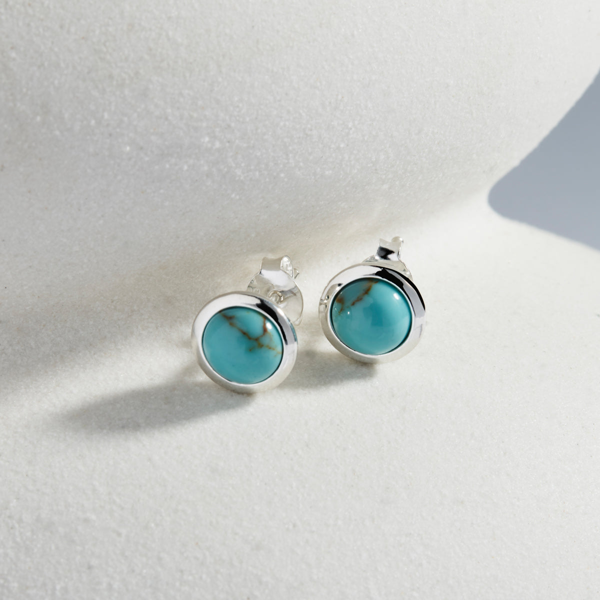NAJO Husk Turquoise Stud Earring E7057